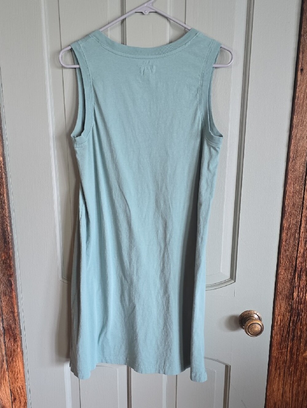 ORGANIC all cotton Womens PACT short length dress . Size MEDIUM - Picture 2 of 5